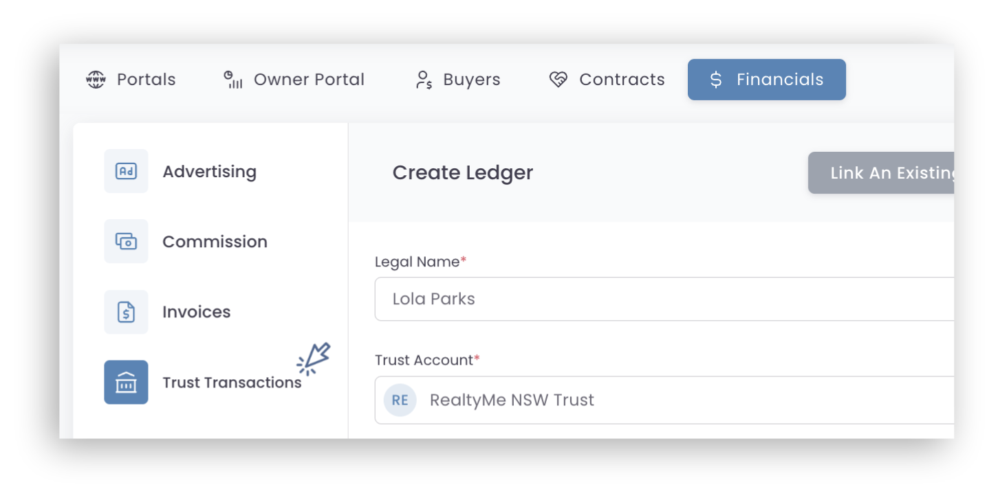 Click Trust Transactions Create Ledger.png
