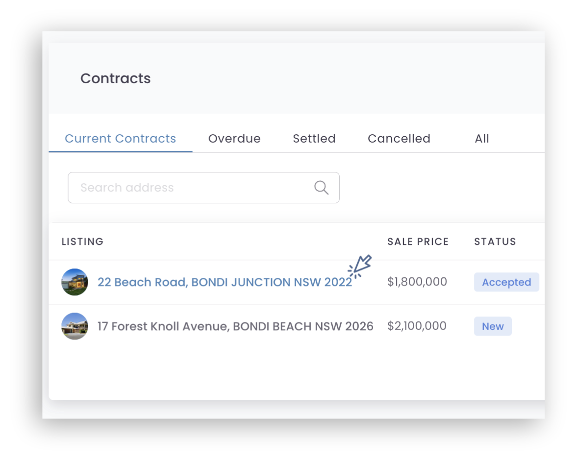 Click Listing Address To Open Contract.png