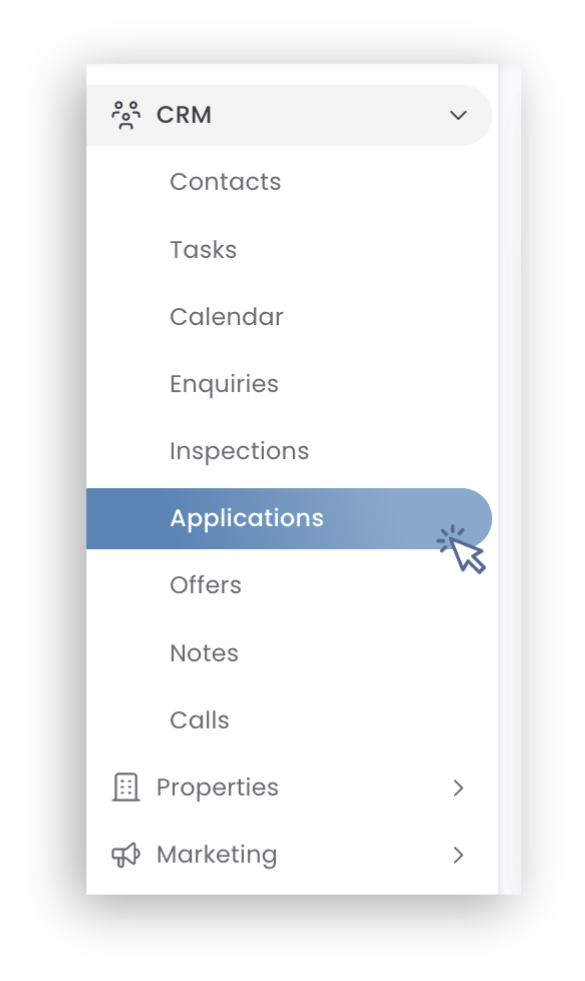 Click CRM > Applications.png